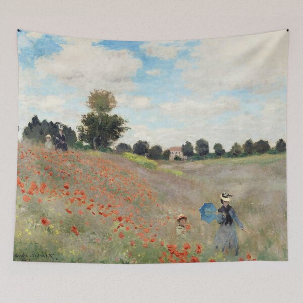 Artikelvorschau, Claude Monet - Mohnfeld entworfen und verkauft von DejaVuStudio.