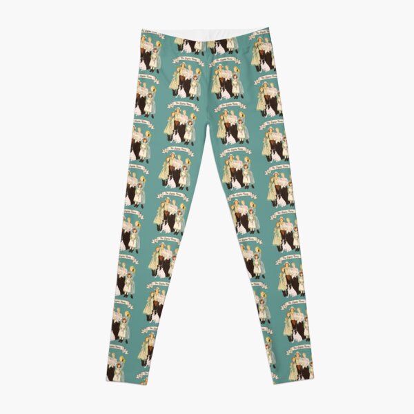 Colorful The Ingalls family in the Little house on the prairie Leggings