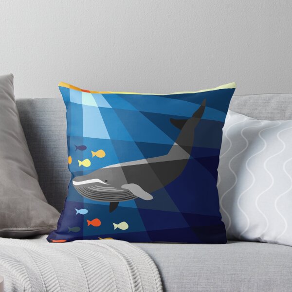 Whale Throw Pillow