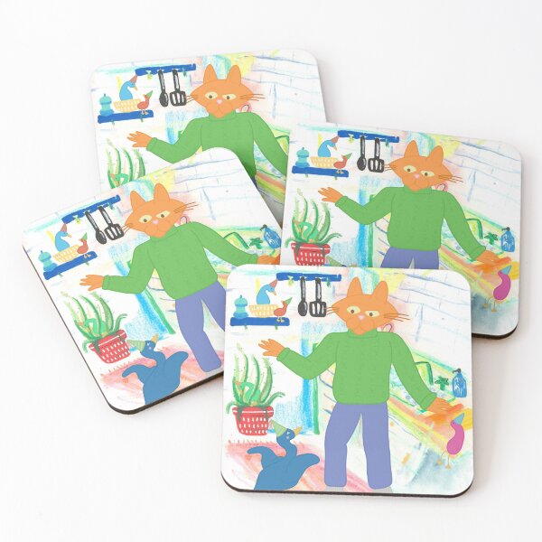 Item preview, The Cat and the Bird Party designed and sold by Kathrino.