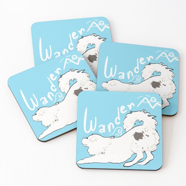 Item preview, WANDER Australian Shepherd double merle designed and sold by Ivy Fox Illustration.