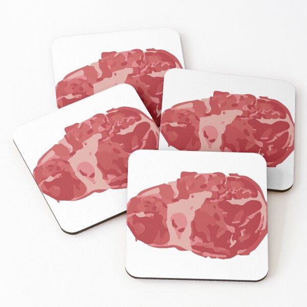 Item preview, Eat raw meat Illustration, gift idea designed and sold by Chillions.