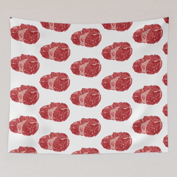 Item preview, Eat raw meat Illustration, gift idea designed and sold by Chillions.