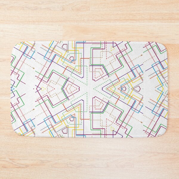 Item preview, Subway tube map. City transportation grid scheme. designed and sold by MrazTees.