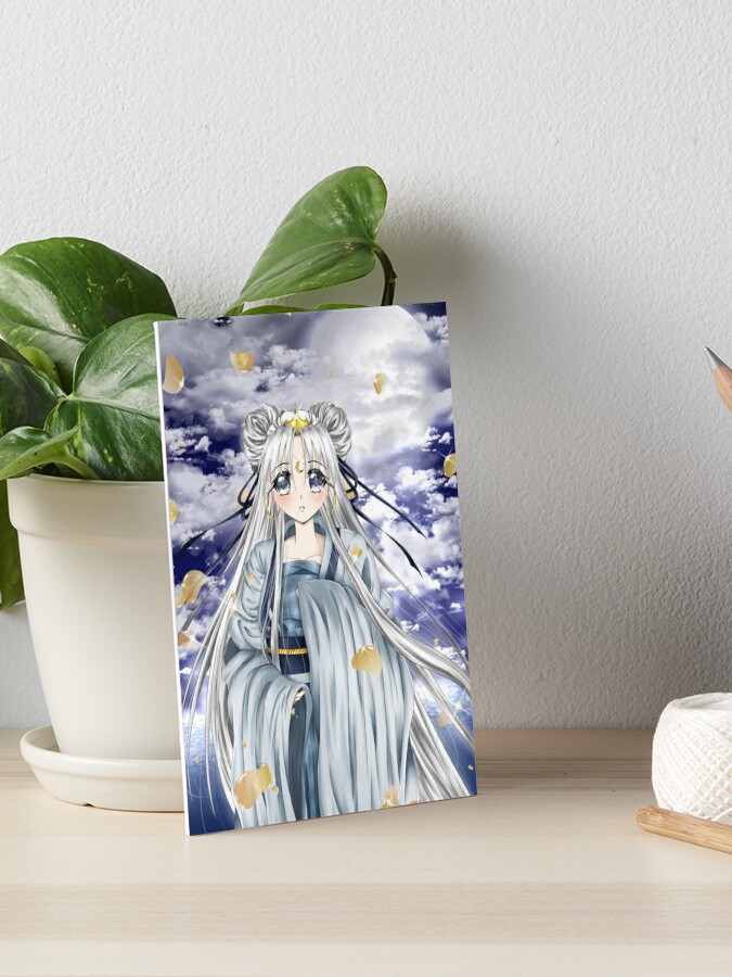 Anime Manga Mond Prinzessin Art Board Print By Mikasaart Redbubble