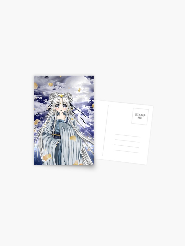Anime Manga Mond Prinzessin Postcard By Mikasaart Redbubble
