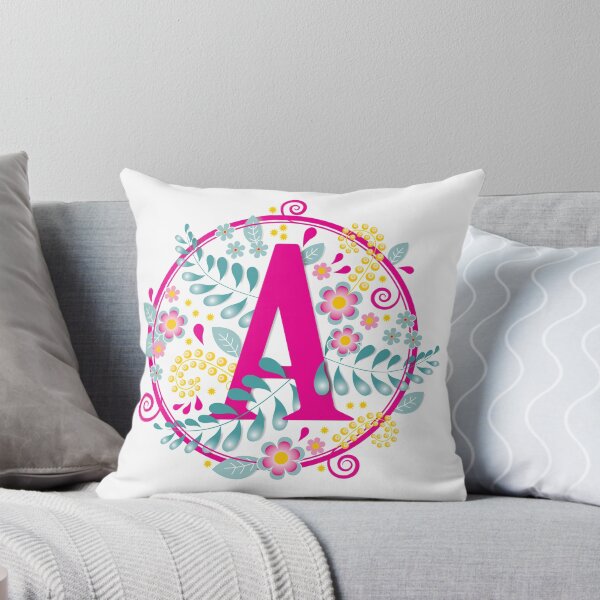 Item preview, Pink Floral Letter A designed and sold by KatSmith143.