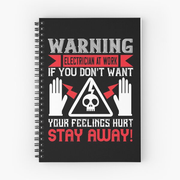 Item preview, Electrician Warning designed and sold by MonkeyBusinessC.