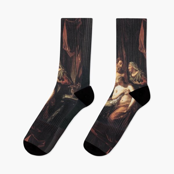 Item preview, Adriaen van der Werff Sarah presenting Hagar to Abraham designed and sold by Vintage Designs +.