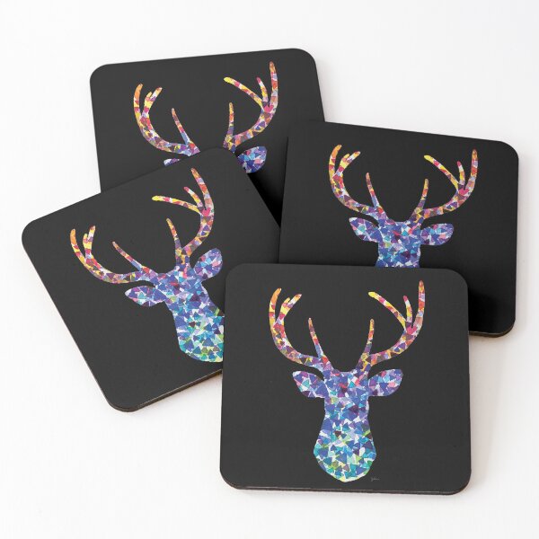 Item preview, Blue Deer - Geometric Painting designed and sold by ElfShoppe.