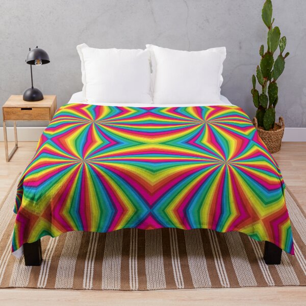 Item preview, Colorful vivid seamless spiral and swirl motion twisting circles design.  designed and sold by MrazTees.