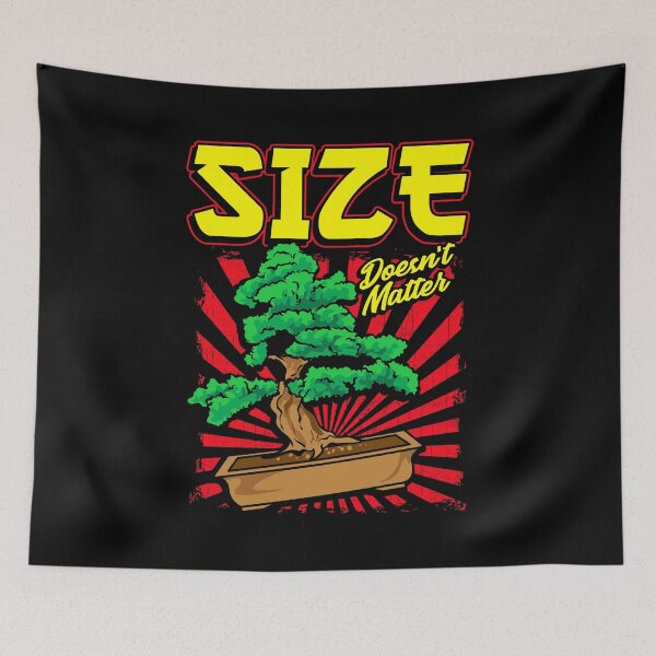 Item preview, Cute Size Doesn't Matter Small Bonsai Tree Plant designed and sold by perfectpresents.