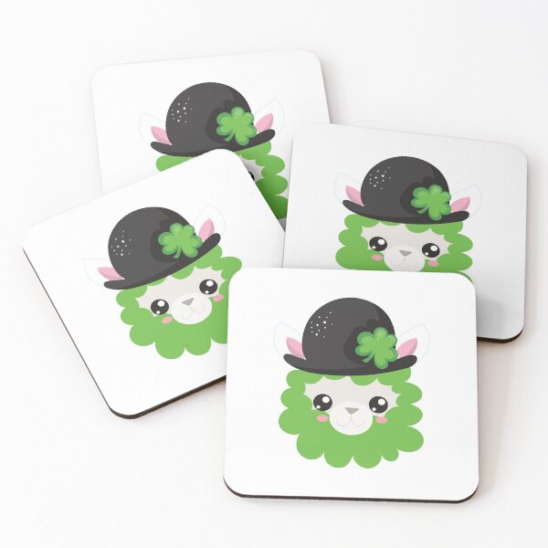 Item preview, Green Llama Leprechaun Hat St Patrick`s Day designed and sold by raliceyoga.