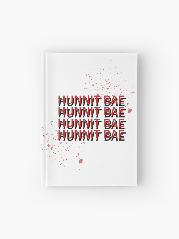 Bts Ddaeng Lyrics Hunnit Bae Hardcover Journal By Thegoldenbee Redbubble