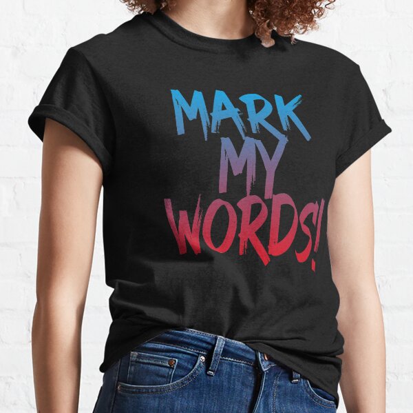 Words for deals t shirts