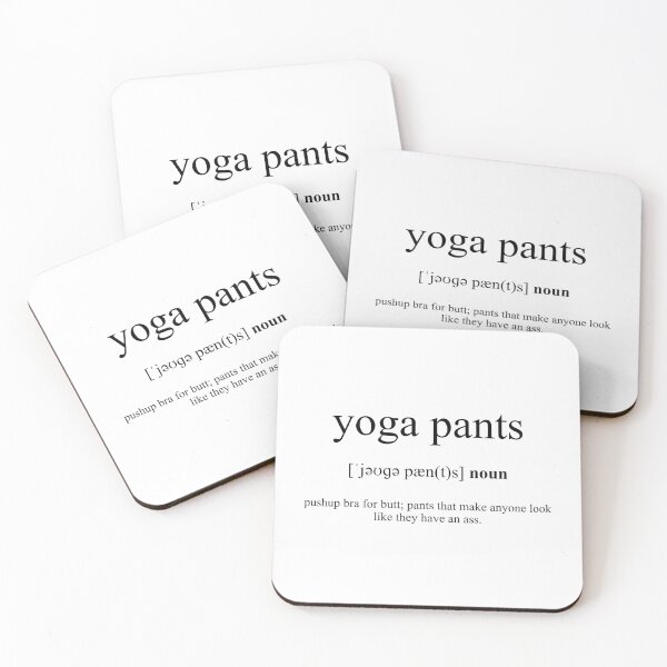 Item preview, Yoga Pants Definition | Dictionary Collection designed and sold by Designschmiede.