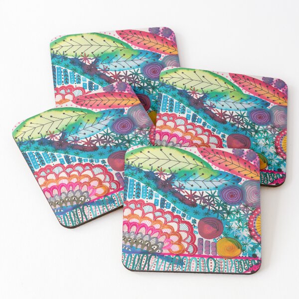 Item preview, Bright and cheerful abstract artwork designed and sold by AmandaHarveyCA.