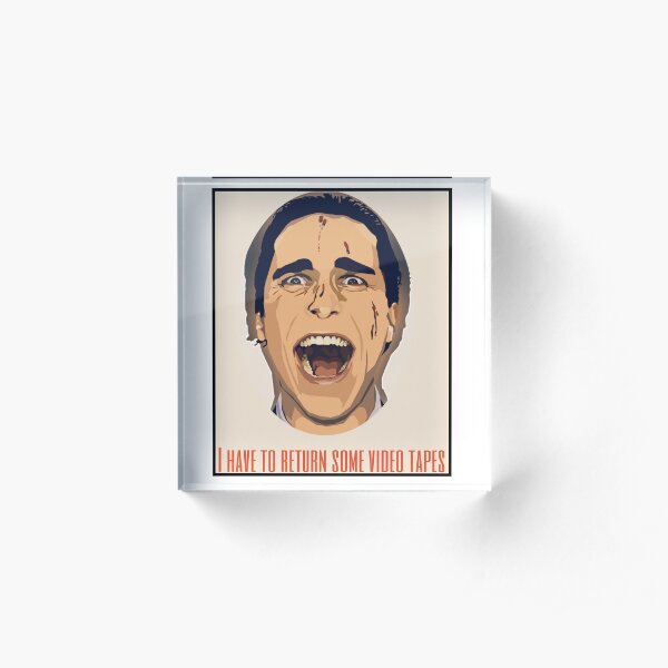 Psycho on Film Acrylic Block