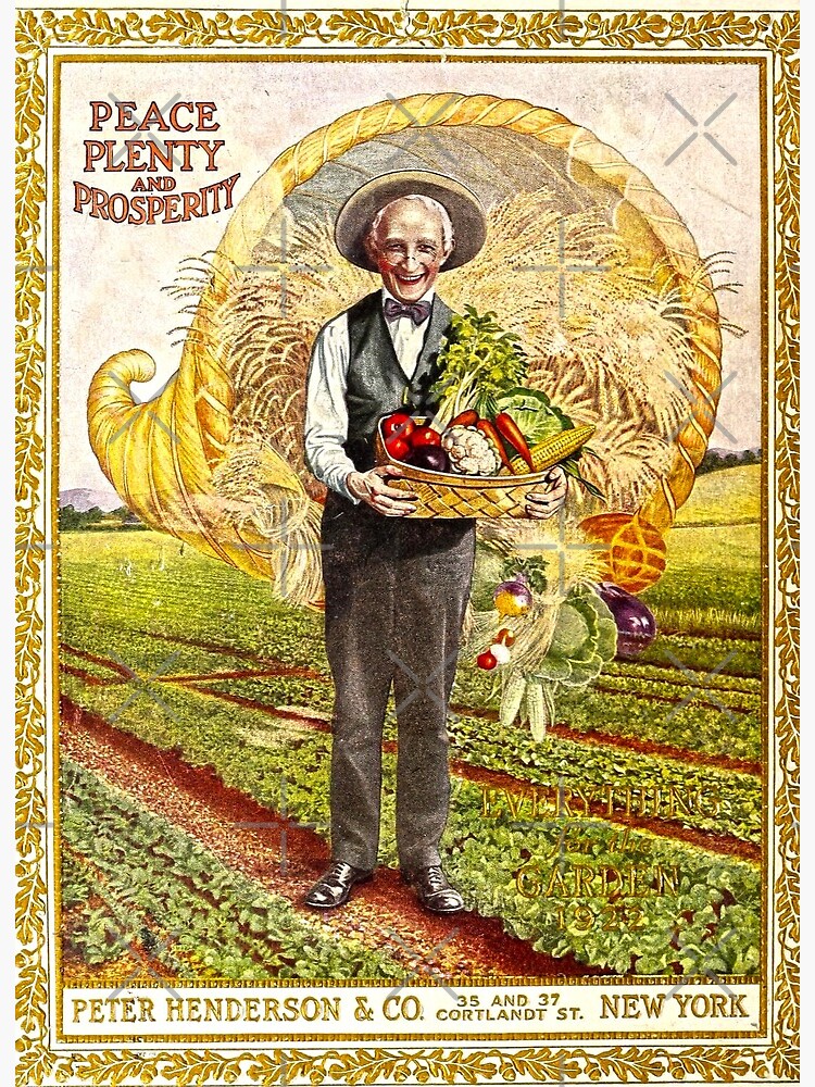 Pete Henderson & Company Peace Plenty Prosperity vintage magazine" Art  Board Print by ButchPetty | Redbubble