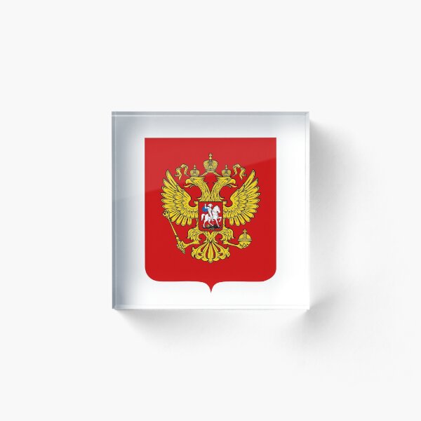 Coat of Arms of Russia Acrylic Block