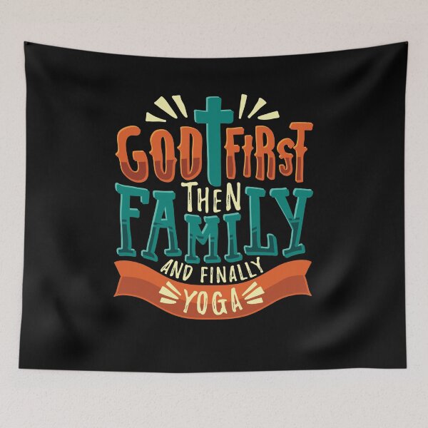 Item preview, God First Then Family And Finally Yoga designed and sold by Marcid95.
