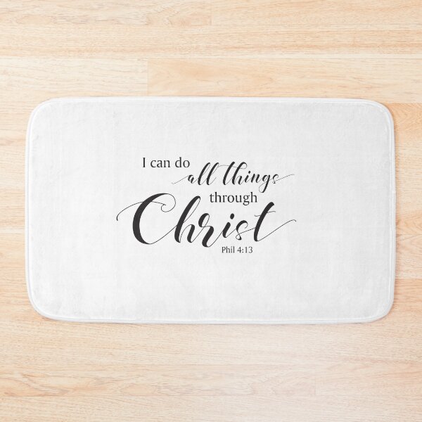 Item preview, I can do all things through Christ, Phil 4:13 designed and sold by SimplyPut.