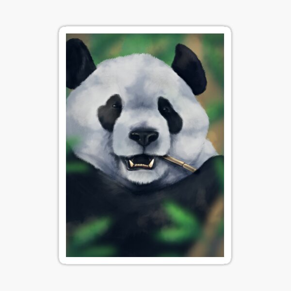 Friendly Panda Sticker