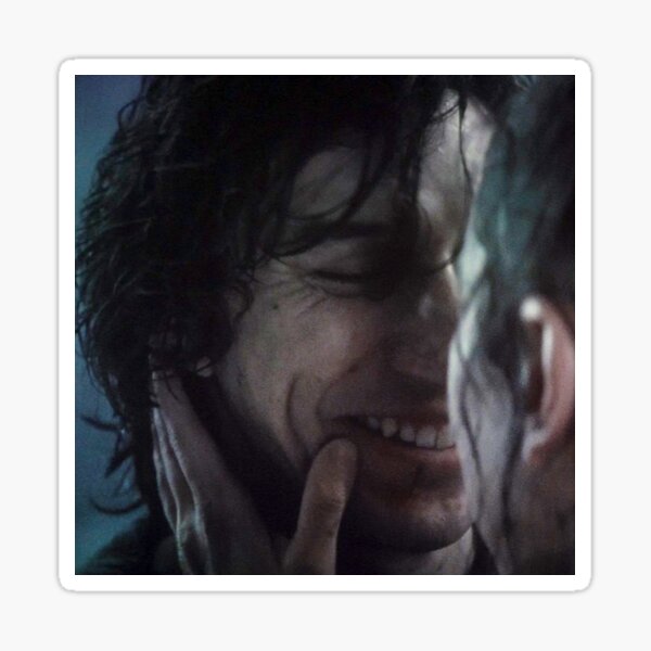 Adam Driver smiling Sticker