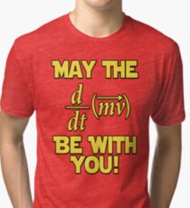 May The Force Be With You! Physics Geek Tri-blend T-Shirt
