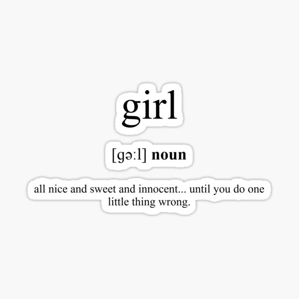 girl-definition-dictionary-collection-sticker-for-sale-by