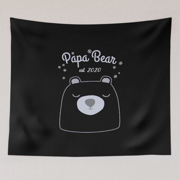 Item preview, Papa Bear est. 2020 Black designed and sold by KatSmith143.