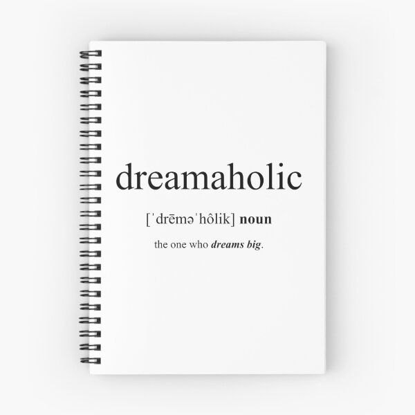 Artikelvorschau, Dreamaholic Definition | Dictionary Collection entworfen und verkauft von Designschmiede.