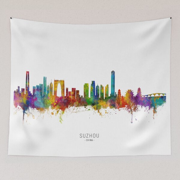 Item preview, Suzhou China Skyline designed and sold by ArtPrints.