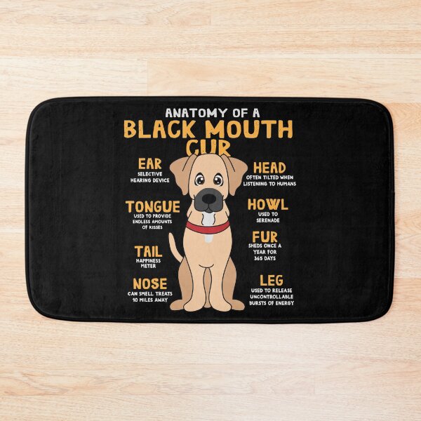 Item preview, Anatomy of Black Mouth Cur Dog designed and sold by rafaeltto.