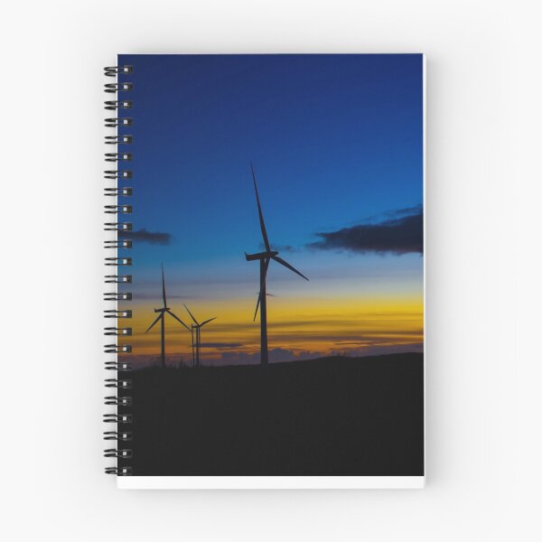 Item preview, Sunset at the Windfarm designed and sold by Tek-Photography.