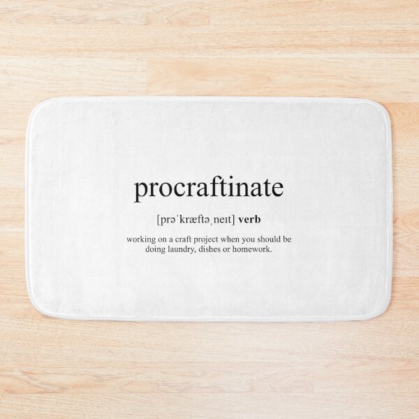 Artikelvorschau, Procraftinate Definition | Dictionary Collection entworfen und verkauft von Designschmiede.
