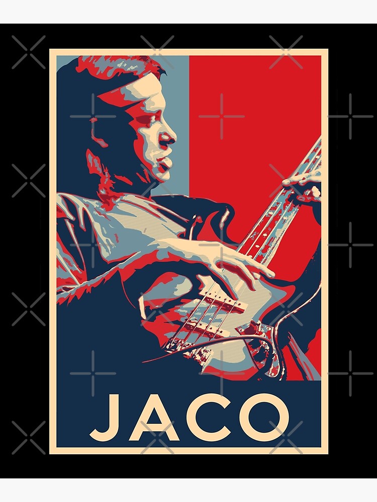 Jaco Pastorius Hope Poster - Sizes of Jazz Musician History by Quentin1984