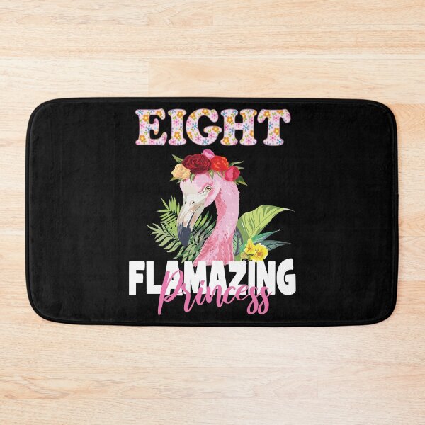 Item preview, Eight Flamazing Princess 8th Girls Birthday 8 Years Old design designed and sold by Grabitees.