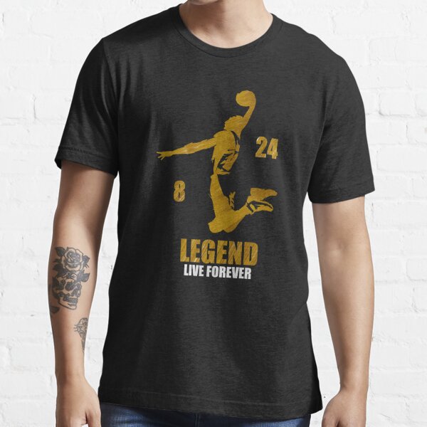 FTD Apparel Men's Retired Number 8 24 Mamba T Shirt