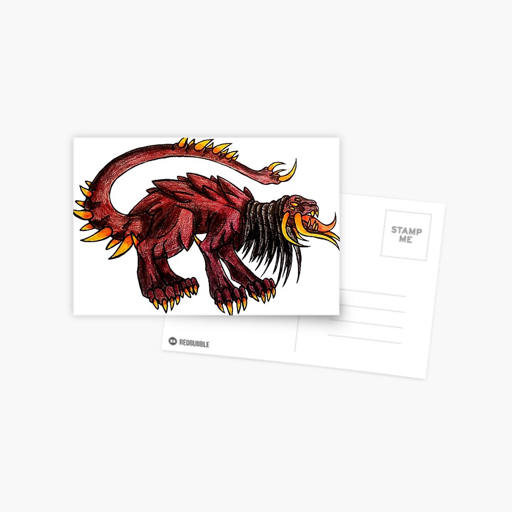 SCP 939 Postcard for Sale by tupa