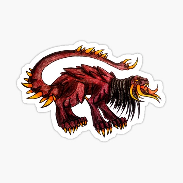 SCP-682 Sticker for Sale by turntechunderg