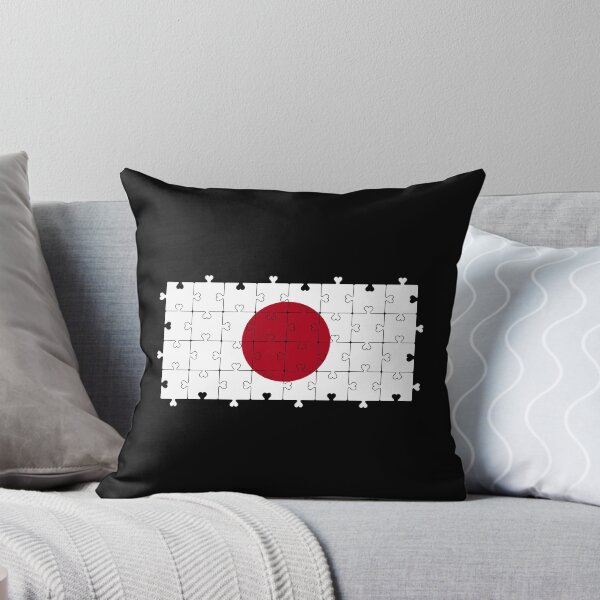 Item preview, Autism Heart Jigsaw Puzzle of Japanese Flag  designed and sold by Chakibalami.