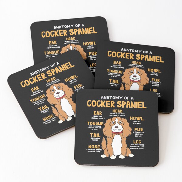 Item preview, Anatomy of Cocker Spaniel Dog designed and sold by rafaeltto.