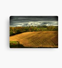 Last day of the harvest Canvas Print