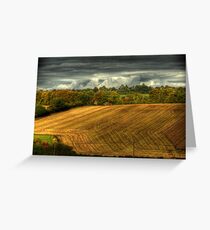 Last day of the harvest Greeting Card