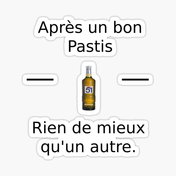 Pastis Stickers Redbubble