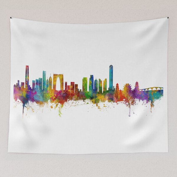 Item preview, Suzhou China Skyline designed and sold by ArtPrints.
