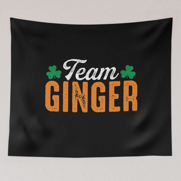 Item preview, Funny Irish Ginger Team St Patricks Day Lucky Shamrock Redhead Orange Hair Humor Quote  designed and sold by alenaz.