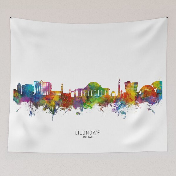 Item preview, Lilongwe Malawi Skyline designed and sold by ArtPrints.