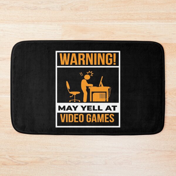 Item preview, Warning May Yell At Video Games Gamer Gamer Nerd designed and sold by MooonTees.